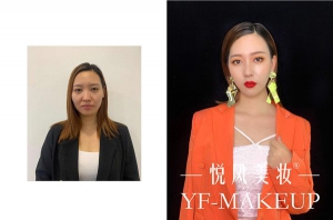 2020年9月天津悦风美妆学院“秋菊杯“新娘妆作品评选